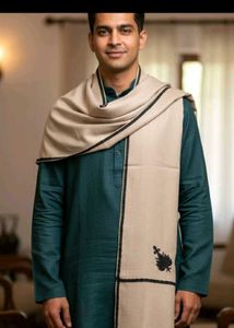 Kashmiri Shawl Ivory