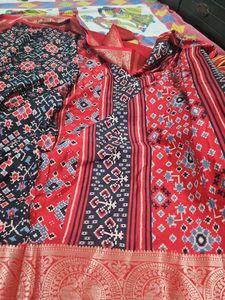 Patola Silk Saree With Blouse