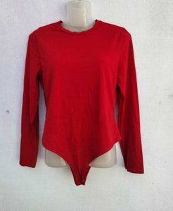 Red Bodysuit Top