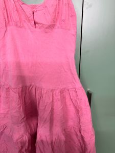 Cottage Girl Pretty Pink Dress