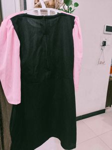 Cute Pink &amp; Black Dress