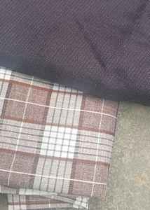 पैंट शर्ट अनसटीच- Black &amp; Plaid