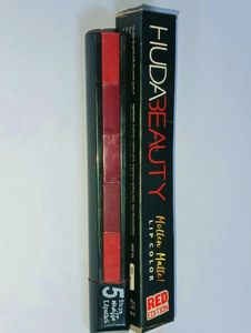 Huda Beauty Molten Matte Lip Colour 5 In 1 Lipstic