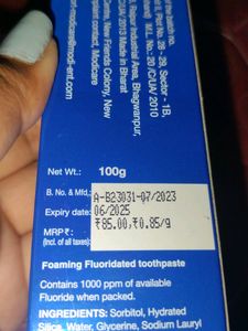 Modicare Fresh Moments Fluoride Toothpaste With Freshmint SPA** And Xylitol