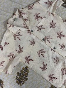Casual FLORAL HALF SHIRT