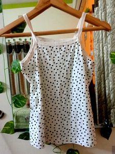 White On Black Dots Inner 6 To 7 Age