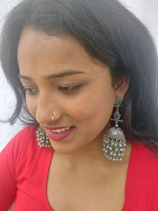 Black polish exclusive jhumka