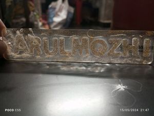 Resin Keychain Name