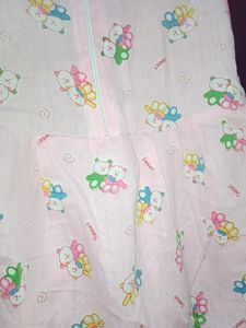 Baby Pink Colour Cotton Frock