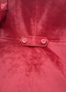 Premium Red Velvet Coat