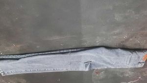 Gray Denim Pants Used Once