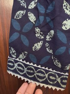 Blue floral Print Kurti