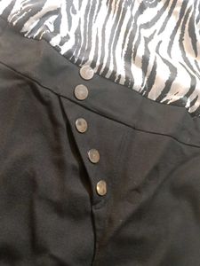 black and white chita print body dress