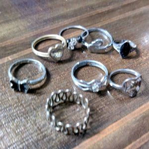 8 METAL RINGS+2 SUPRISE GIFTS