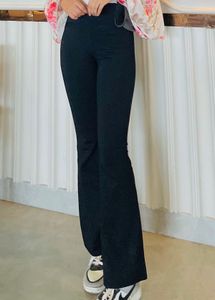 Black Flared Pants