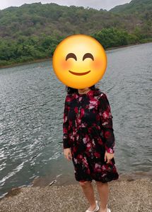 Selling My Black Printed Dress