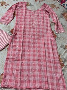 Pink Kurta Set