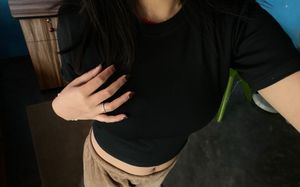 Black Casual T-Shirt