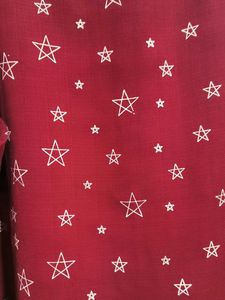 Maroon Star Print Cami Top
