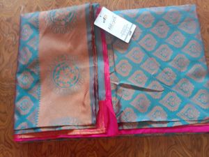 Pink Paisley Sari