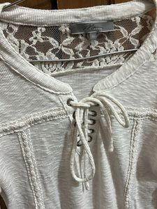 Lace Detail Long Sleeve Top