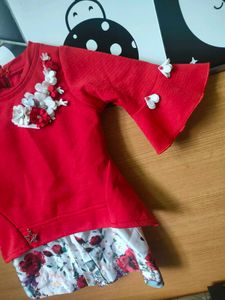 Cute Red &amp; White Outfit