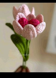 Crochet Heart Flower