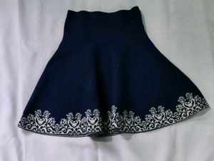 Elegant Navy Blue Skirt