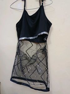 Chic Black Crop Top