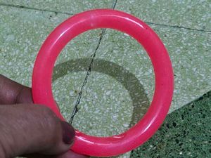 Pink Bangle ,resin bangal