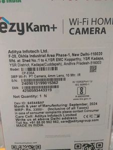 CP PLUS EzyKam+ Wi-Fi Camera