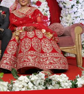 Red Bridal Lehenga