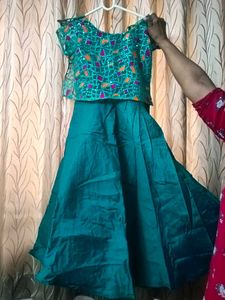 Girls' Ethnic Skirt & Top Set