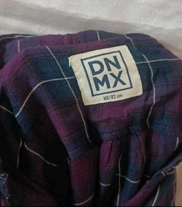 Plaid Button-Down Top