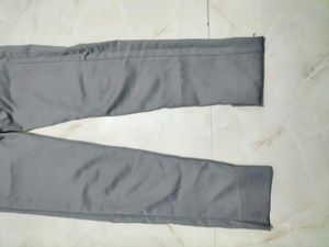 Gray Casual Pants