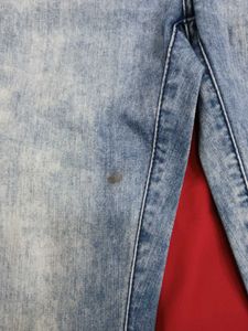 Ripped Knee Denim Jeans