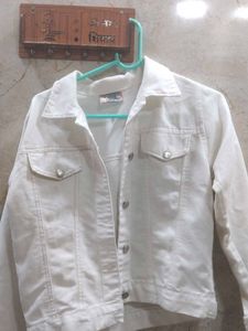 white denim jacket