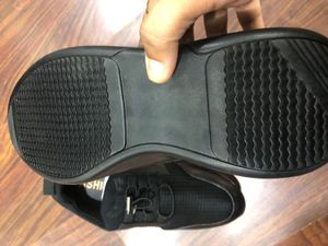 Stylish Black Sneakers For Kids Size UK 7