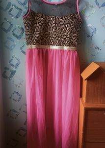 Pink Colour Gown