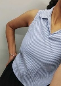 Striped Sleeveless Top