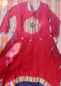 Boho Dress Colorful Accents