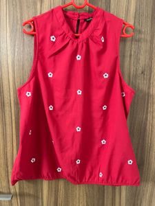 Red Dressberry Sleeveless Top