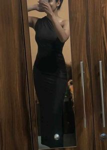 Elegant Brown Bodycon Dress