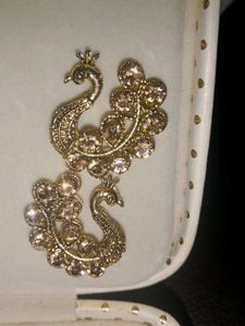 Vintage Peacock Earrings