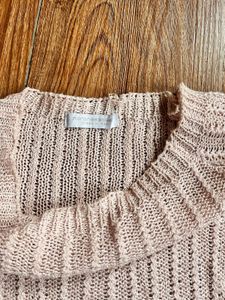 Cropped Knit Sweater