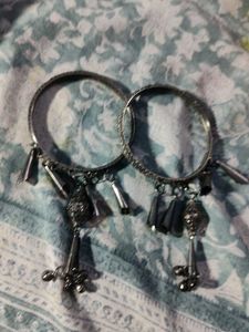 Stylish Silver Bangle Set