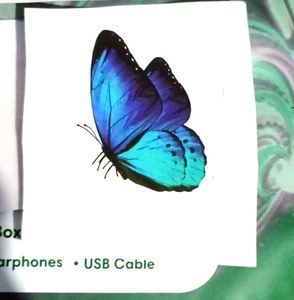 Blue Butterfly Sticker