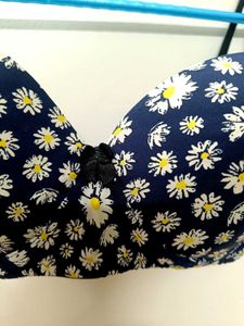 Floral Print Bra