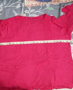 Rani Pink Short Cotton Top