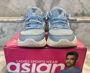 Asian Ladies Sports Shoes - Light Blue